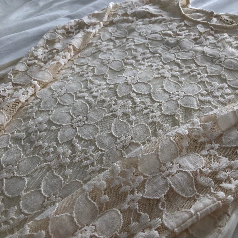 Lace Long Sleeve Boho Top - Picture 6 of 10